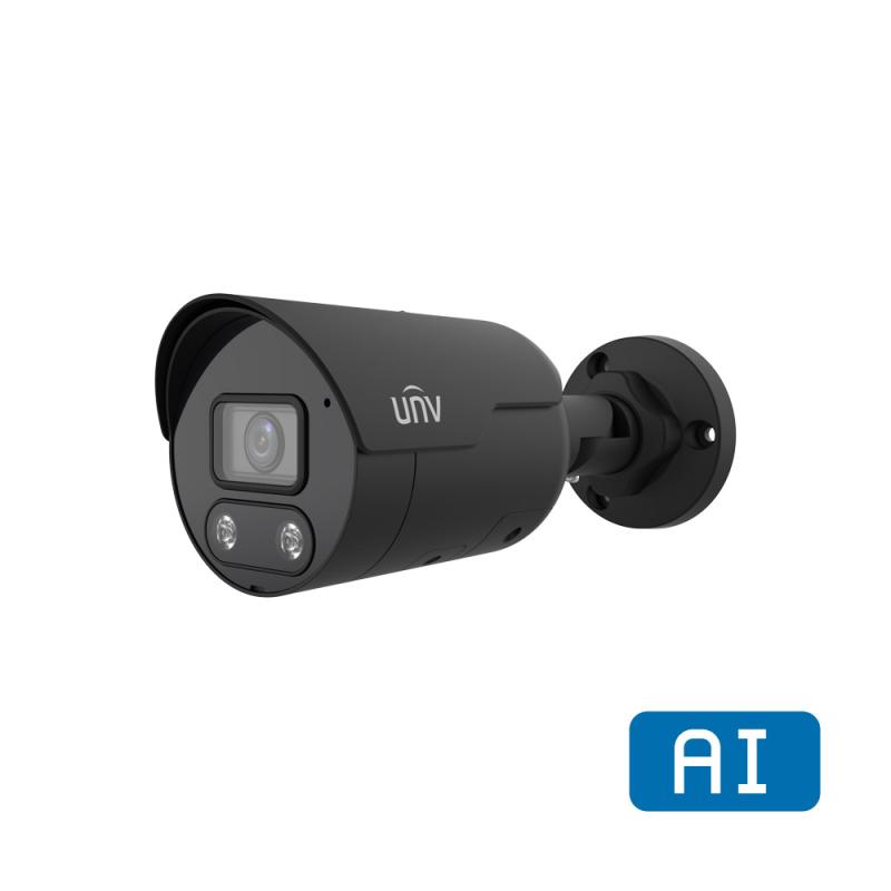 UNV IPC2124SB-ADF28KMC-I0, bullet, Lighthunter, 2,8mm, 4MP, AI, Svart