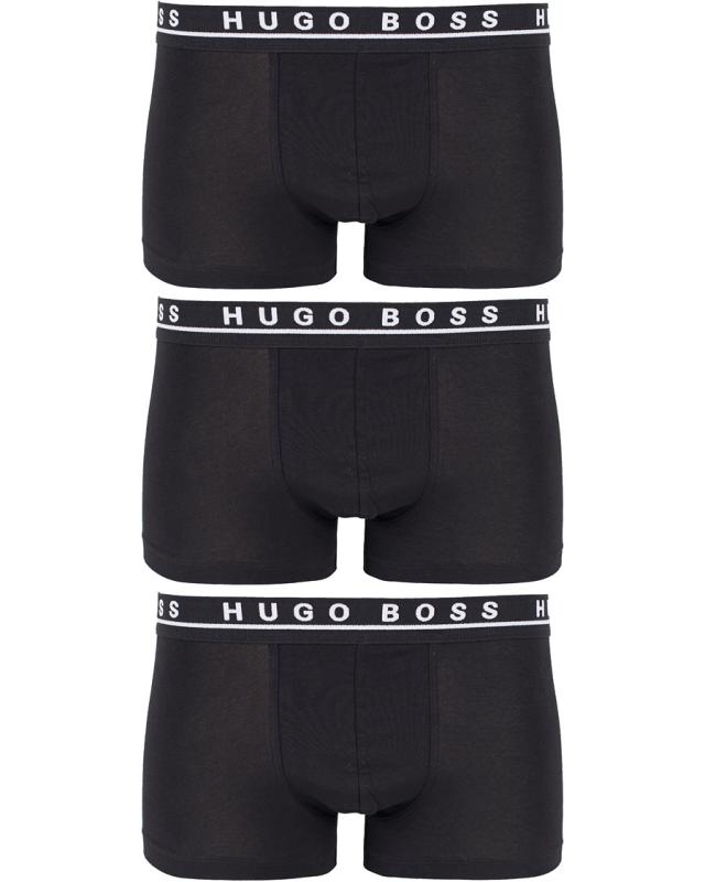BOSS 3-Pack Trunk Boxer Shorts Black