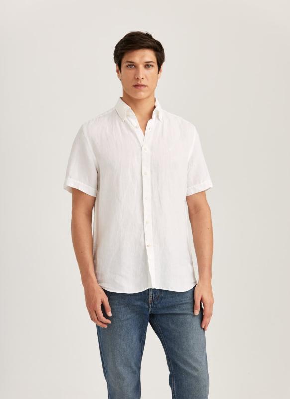 MORRIS DOUGLAS LINEN SS SHIRT
