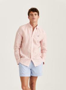 MORRIS LINEN STRIPE SHIRT