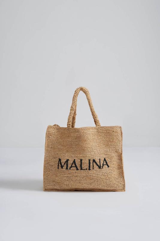 MALINA RAFFIA TOTE BAG