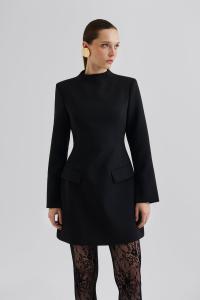 MALINA LEANNA HIGH NECK MINI DRESS