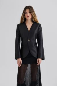 MALINA NORI SATIN BLAZER