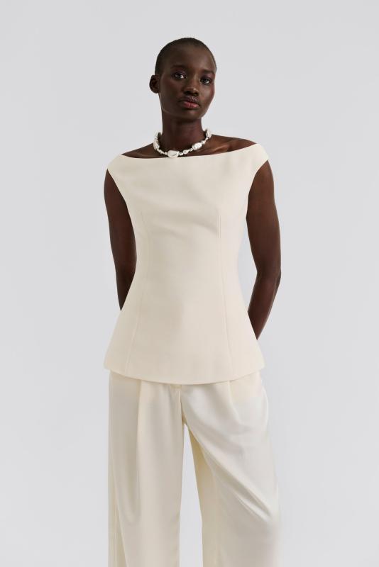 MALINA DIORA HALF OFF SHOULDER TOP