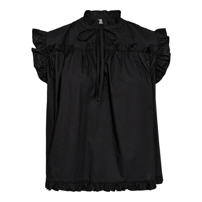 CO´COUTURE PRIMA FRILL TIE TOP