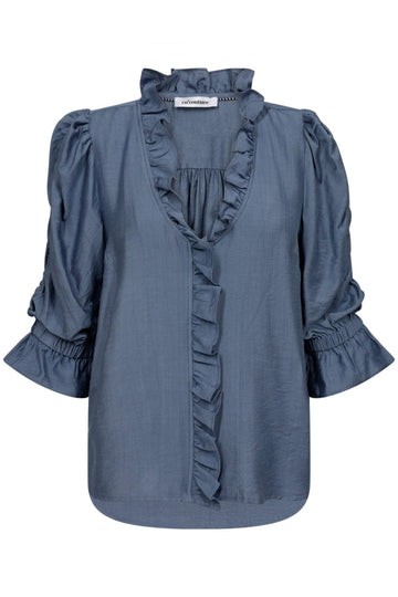 CO´COUTURE HERA FRILL BLUS