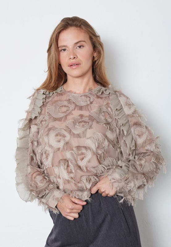 CO'COUTURE SYRA STRUCTURE BLOUSE