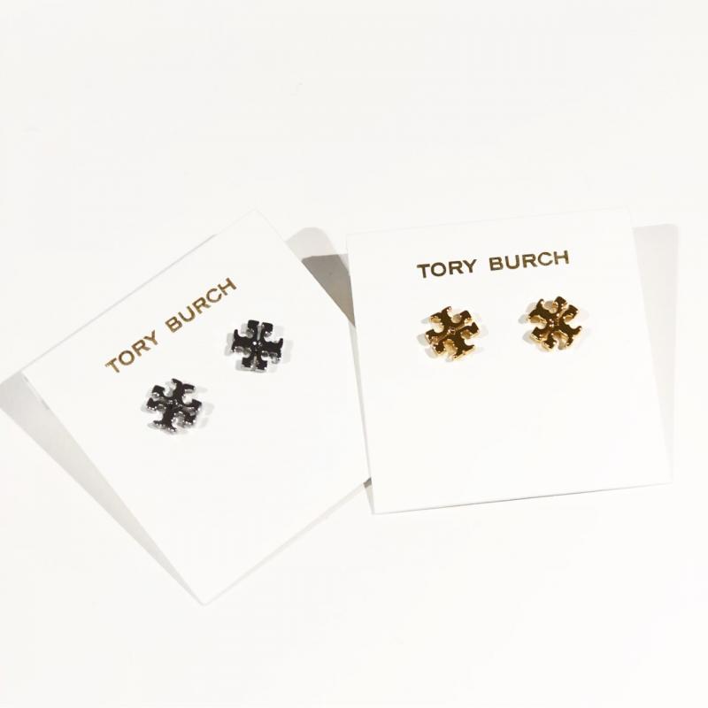 Tory Burch Logo Stud Earring