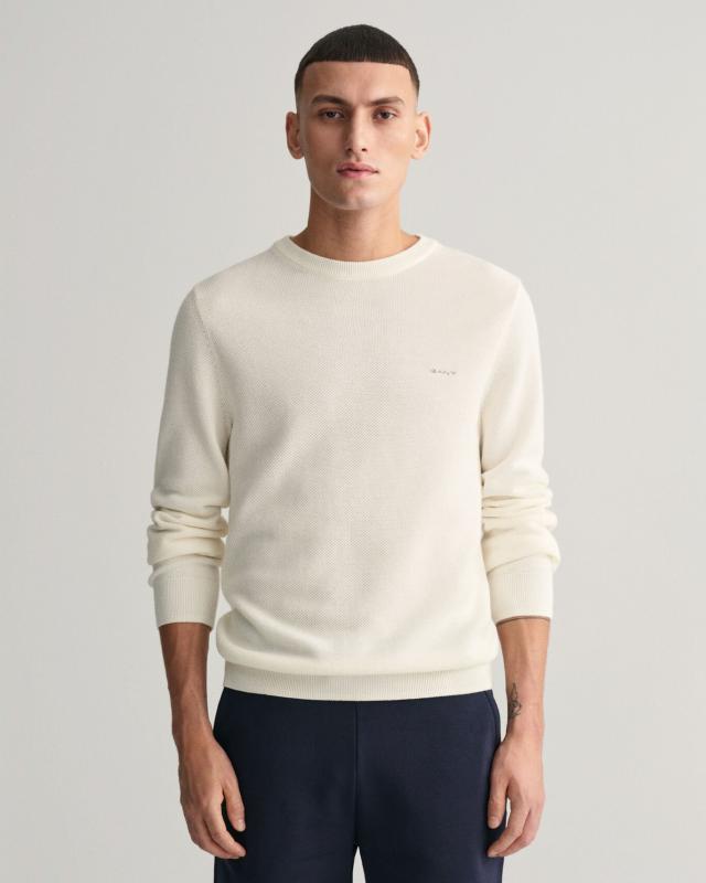 GANT COTTON PIQUE C-NECK