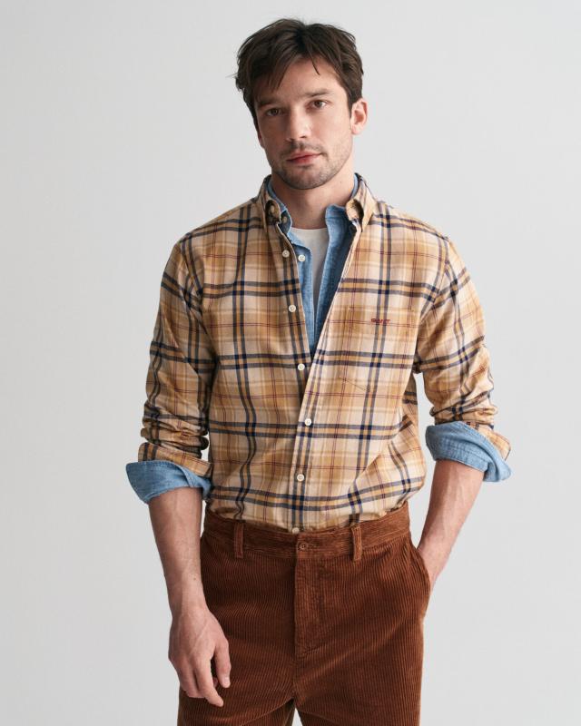 GANT FLANNEL PLAID SHIRT