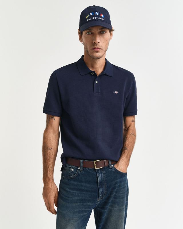GANT TEXTURED POLO