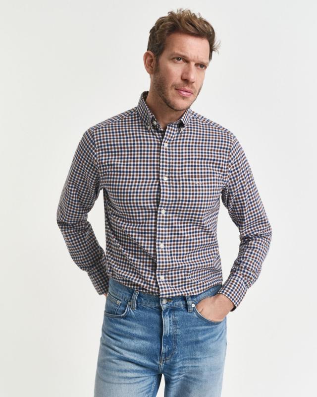 GANT REG TWILL GINGHAM SHIRT