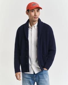 GANT SHAWL COLLAR CARDIGAN
