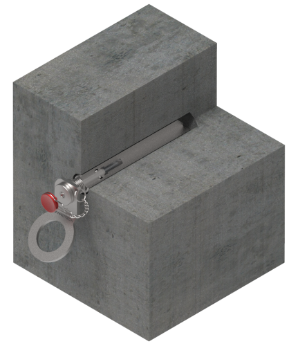 Detachable anchor point EN795B