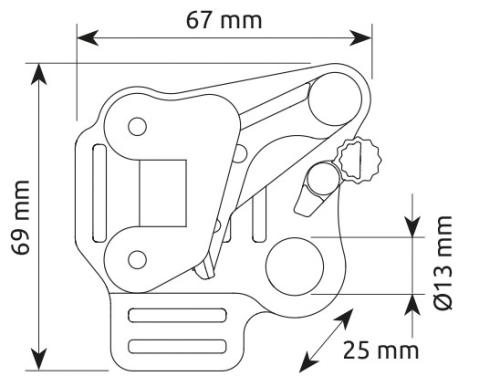 Foot Ascender Turbofoot EVO -Left