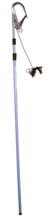 Telescopic pole 2-6m with removable 53mm hook EN795B