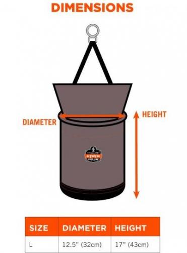 HOIST BUCKET-35L-45KG-ARSENAL® 5974