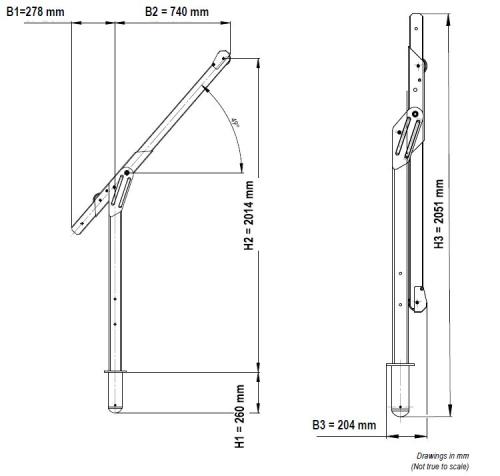 Davit system ASS-1 EN795B