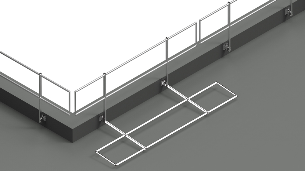 Barrier fallskyddsräcke
