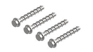 Fastening set 4/pc 8x65 A4