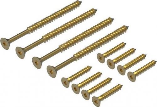 Wooden Screw Kit (12pc)