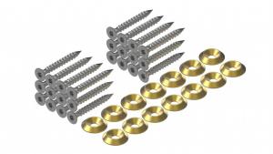 Fastening set wooden formwork