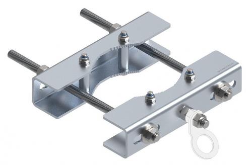 Fastening set for pipework structures 120-220 mm