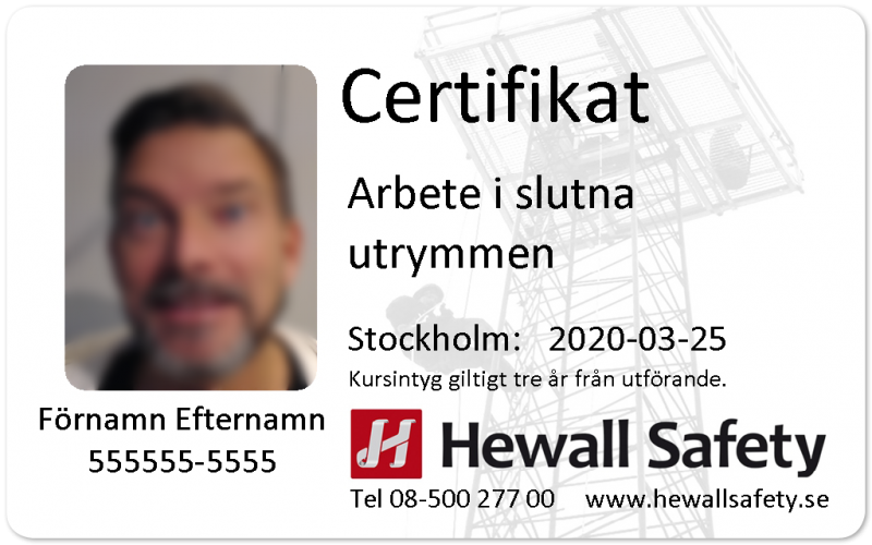 Extra certificate