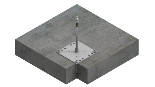 Universal Post Quadrat-13 EN795A