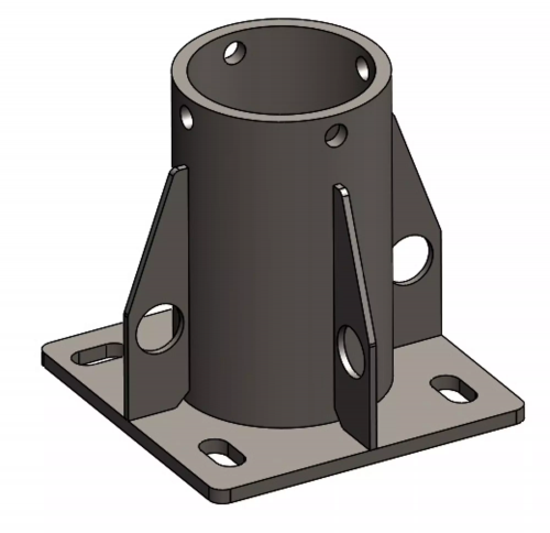 Davitrac Mounted floor base