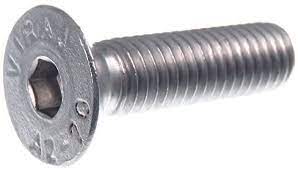 Countersunk screw M12x40 A2