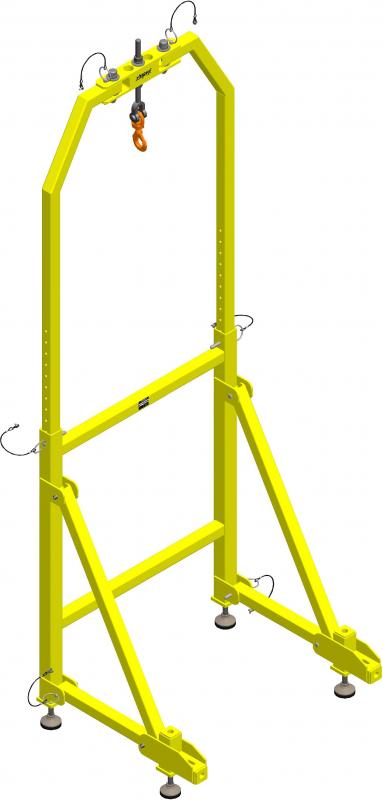 Jib adapter for lateral entry