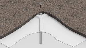 Ankarstolpe för Sedum & Singeltak EN795