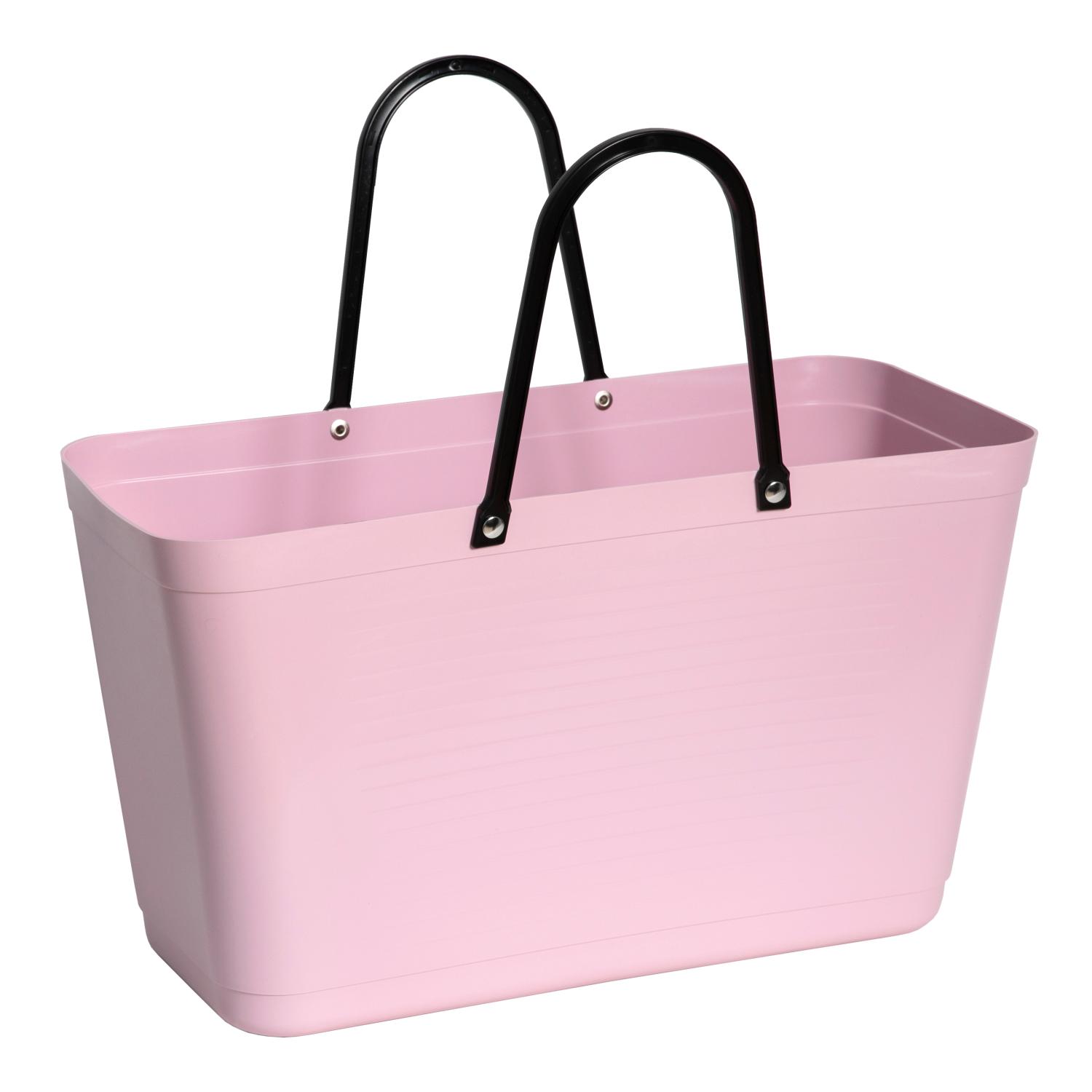 Hinza bag Large Dusty Pink - Green Plastic