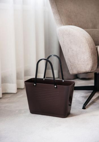 Hinza bag Small Brown - Green Plastic