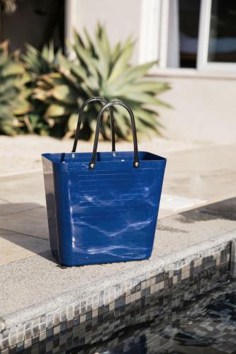 Hinza bag Tall Blue - Recycled Plastic