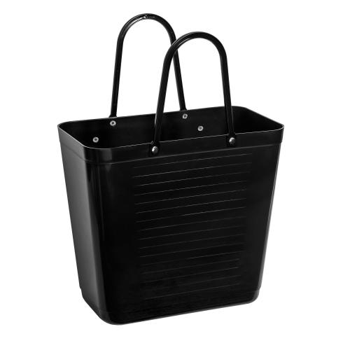Väska Hinza Hög med cykelfäste, Svart - Recycled Plastic
