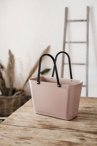 Hinza bag Small Nougat - Green Plastic