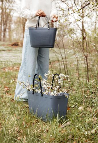 Hinza bag Large Pigeon Blue - Green Plastic