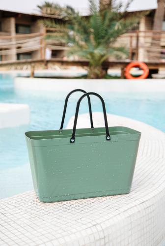 Väska Hinza Stor Olivgrön - Green Plastic