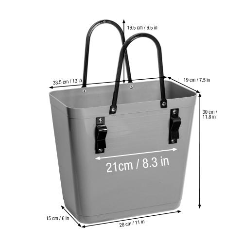 Väska Hinza Hög med cykelfäste, Gammelrosa - Recycled Plastic