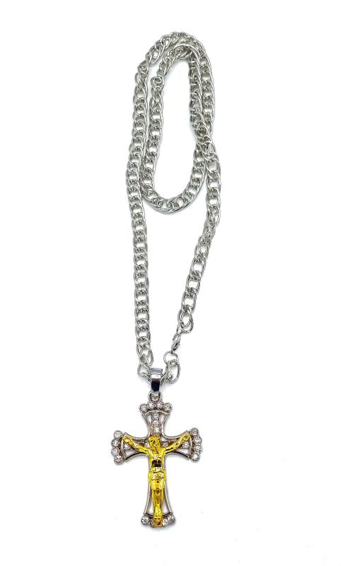 Necklace - Cross Iced