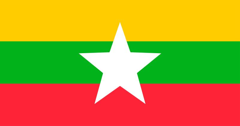 Myanmar flagga