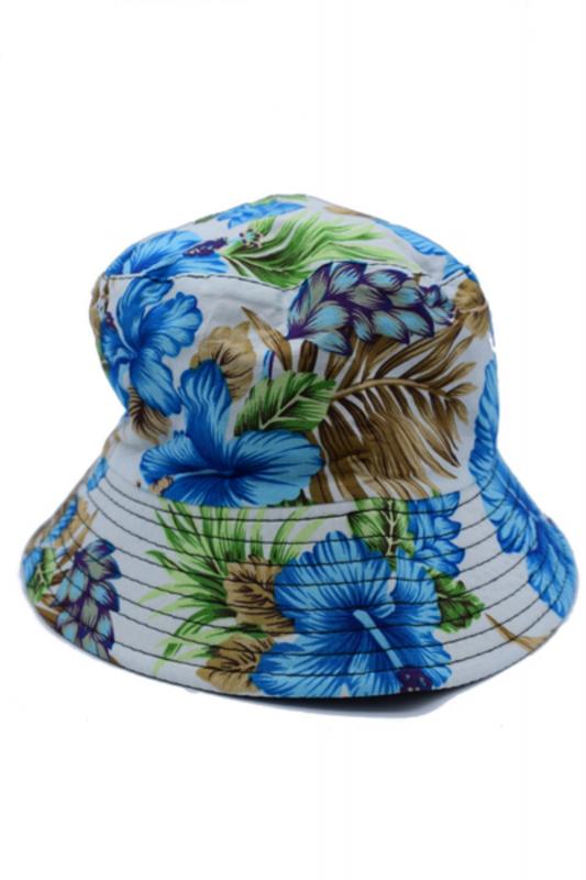 Flowers Fish Hat Bucket Hat