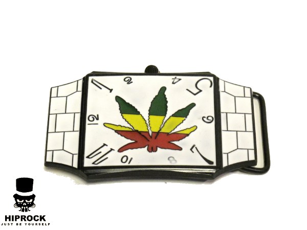 Belt Buckle - Marijuana