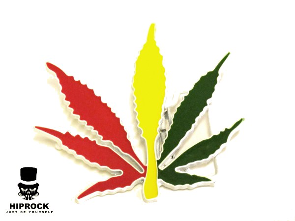 Bältesspänne - Marijuana Leaf