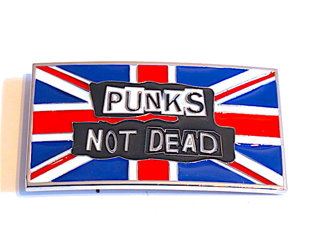 Belt Buckle - Punks not dead