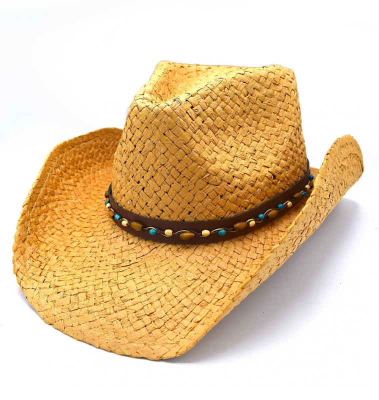 Cowboyhatt Pärlor - handgjord hatt