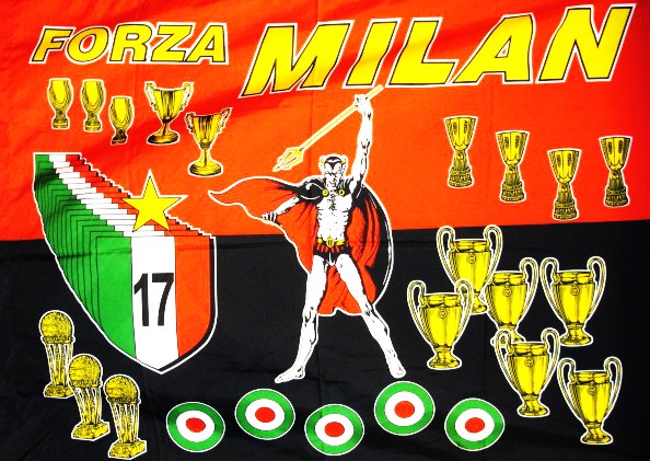 Flagga -Forza Milan 