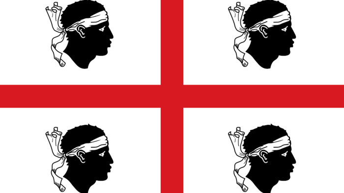 Korsika flagga